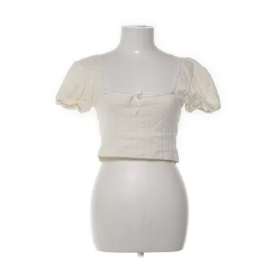 Crop top (Wit) van Reclaimed Vintage Katoen