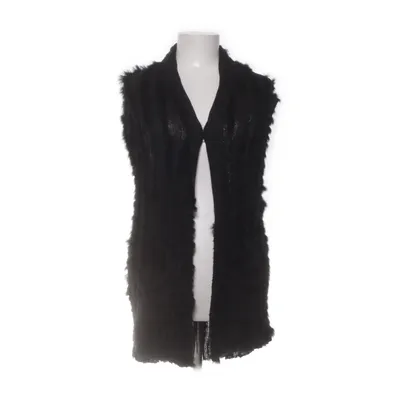 Vest (Sort) fra Sensation Folie Akryl, Kaninpels