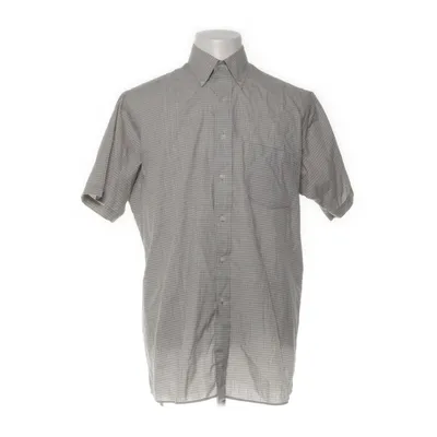 Kortärmad skjorta (Svart, Vit) från Van Heusen Bomull, Polyester