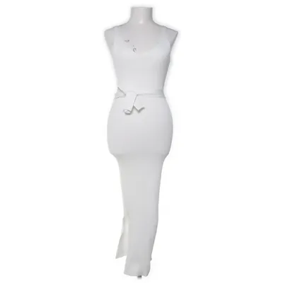 Dress (White) Polyester