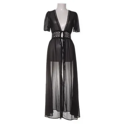 Strandklänning (Svart) från Shein Polyester