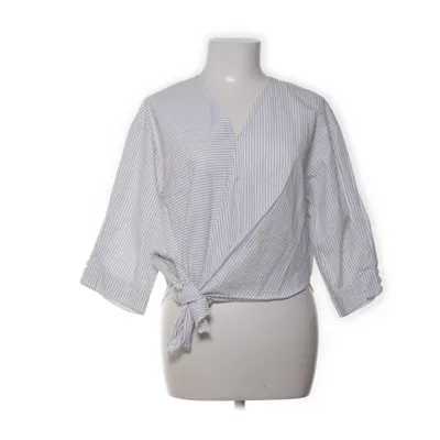 Blouse (Wit, Zwart) van Dagmar Organisch katoen