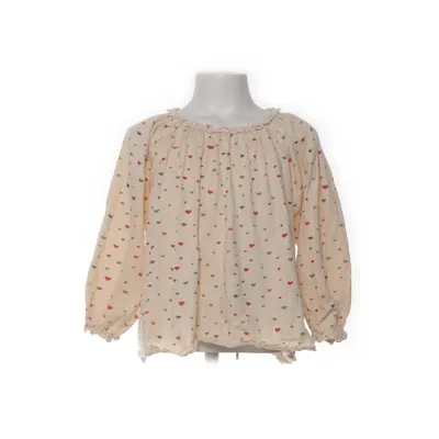 Blus (Beige, Flerfärgad) från Konges Sløjd Elastan, Ekologisk bomull