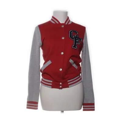Varsity jacket (Red, Multicolored) from Green Coast Cotton, Polyester