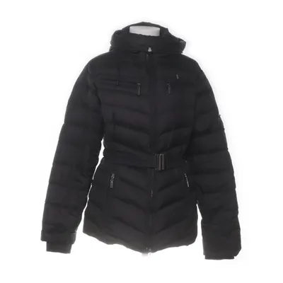 Down jacket (Black) from Bark of Sweden Down, Polyester, Leather