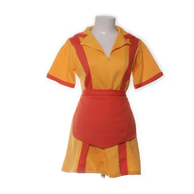 Maskeradkläder (Orange, Röd) Polyester