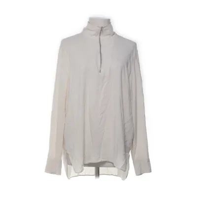 Long sleeve T-shirt (Beige) from Weekday Viscose, Linen