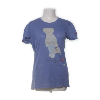 T-shirt (Polo Ralph Lauren Polo Teddy Bear Summer Print Blue Linen T-Shirt Tee) från Polo Ralph Lauren