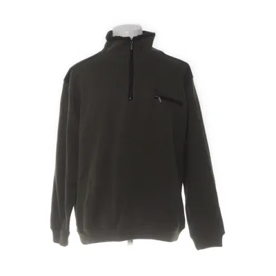 Fleece sweater (Green, Black) from Pre End Cotton, Wool, Polyester