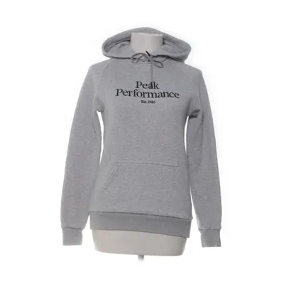 Capuchon sweater (Grijs) van Peak Performance Katoen, Polyester