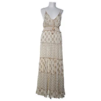 Långklänning (Beige, Guldfärgad) från Anisa