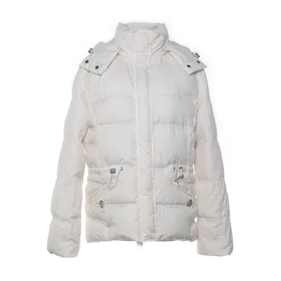 Dunjakke (Hvid) fra ESPRIT Bomuld, Dun, Elastan, Fjer, Polyamid, Polyester