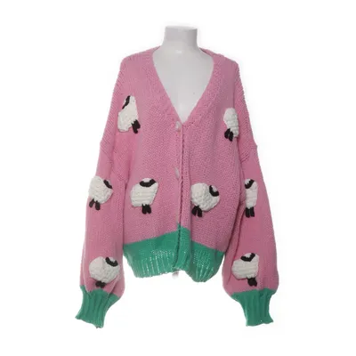 Cardigan (Roze, Meerkleurig) van Cider Acryl