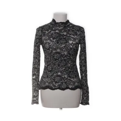 Bluse (Sort, Grå) fra KappAhl Elastan, Polyamid, Viscose