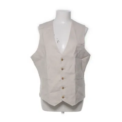 Kostuumgilet (Beige) van ASOS Design Katoen, Elastaan, Linnen, Polyester