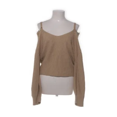 Tröja (Beige) från Zaful Akryl, Bomull