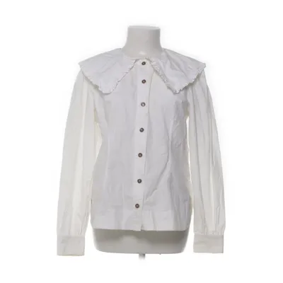 Shirt (Wit) van Ganni Organisch katoen