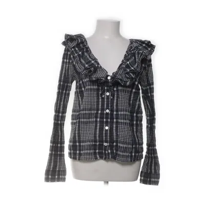 Blouse (Blauw, Zwart, Wit) van Ganni Katoen, Polyamide, Polyester
