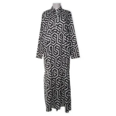 Långklänning (Vit, Svart)