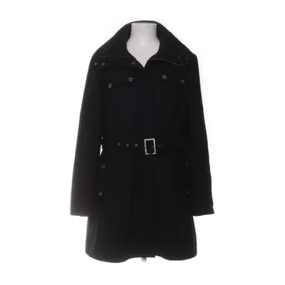 Coat (Black) from CKN of Scandinavia Polyester, Wool