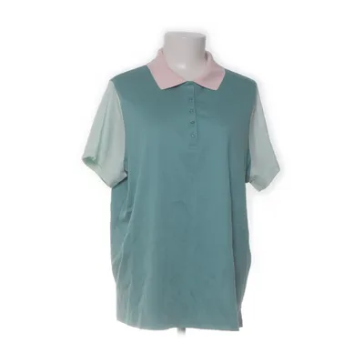 Poloshirt (Groen) van Lands' End Katoen, Elastaan