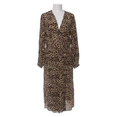 Maxi jurk (Zwart, Bruin, Geel) van Visual Clothing Project Viscose
