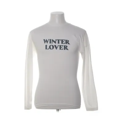 Langærmet t-shirt (Hvid) fra Hunkemöller Bomuld