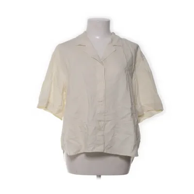Blouse (Beige) van Uniqlo Katoen, Linnen, Viscose