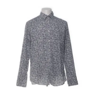 Shirt (Wit, Blauw) van Bläck Katoen