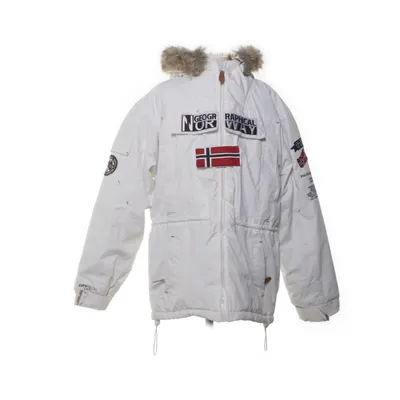 Vinterjacka (Vit, Flerfärgad) från Geographical Norway Polyester