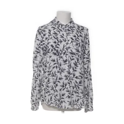 Blus (Vit, Blå) från Custommade Viskos