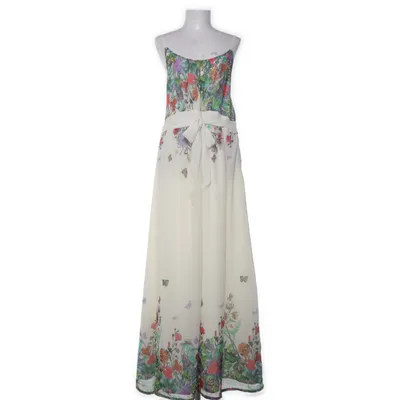 Maxi dress (Beige, Multicolored) from Uttam Boutique Polyester