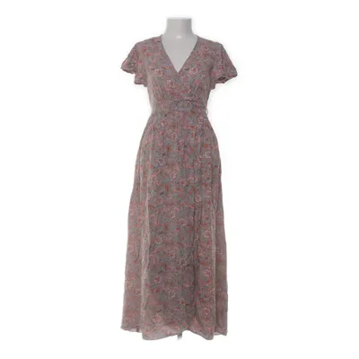 Wrap dress (Gray, Multicolored) from Patrons of Peace Viscose