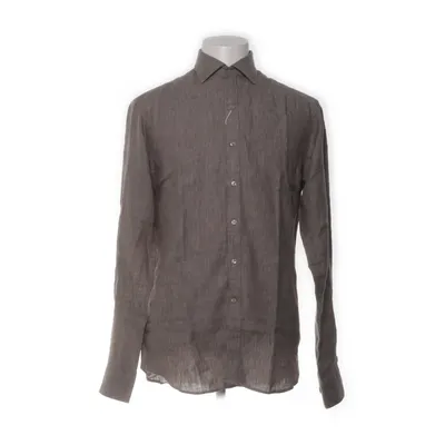 Shirt (Bruin) van John Henric Linnen