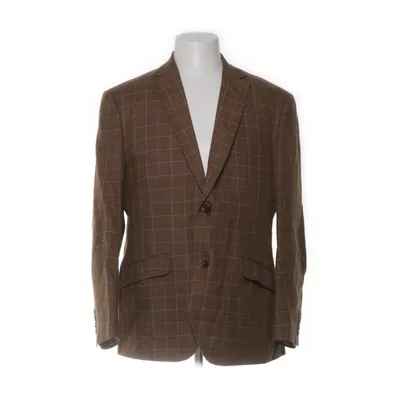 Blazer (Brown) from Marks & Spencer Linen, Polyester, Wool, Viscose
