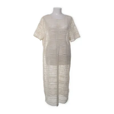 Klänning (Beige) från By Malene Birger Bomull, Polyester, Silke