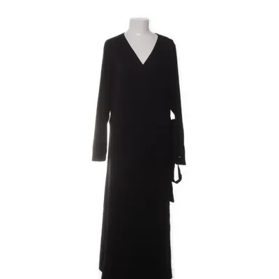 Slå-om-kjole (Sort) fra Tommy Hilfiger Elastan, Viscose