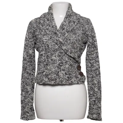 Cardigan (Black, White) from Claudia Sträter Polyamide, Wool