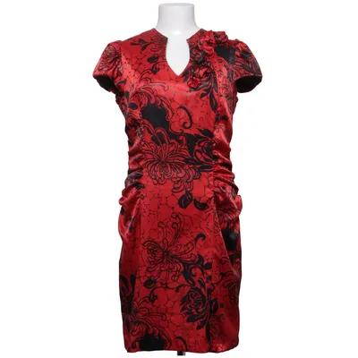Kjole (Rød, Sort) fra Salko Acetat, Elastan, Polyester, Viscose