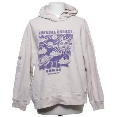 Hoodie (Beige) from Divided by H&M Cotton, Polyester