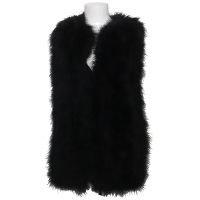 Gilet d'extérieur (Noir) de Hollies Plume d'autruche, Polyester