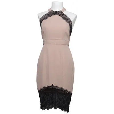 Halternek jurk (Beige, Zwart) van Elise Ryan Polyamide, Polyester