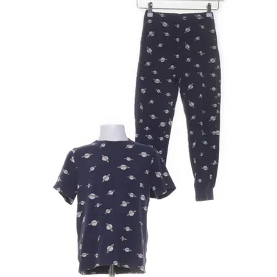 Pyjamas (Blå, Flerfärgad) från Åhléns Elastan, Ekologisk bomull