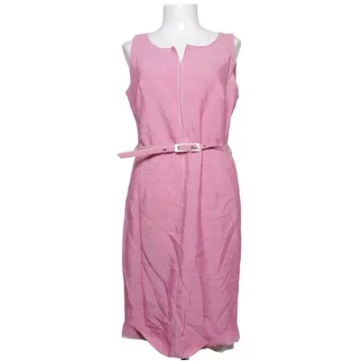Dress (Pink) from Flare Collection Cotton, Linen, Viscose
