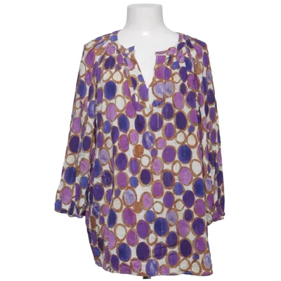 Blouse (Violet, Marron, Blanc) de Paprika Fibre métallique, Viscose