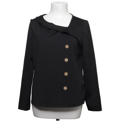 Blus (Svart) från Emery Rose Elastan, Polyester