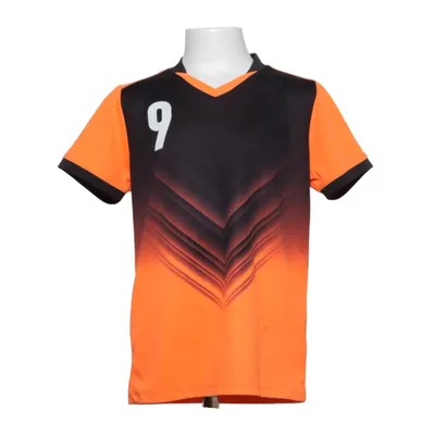 Football jersey (Orange, Black) from Sportswear Polyester