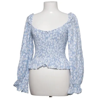 Blouse (Blauw, Wit) van Reformation Linnen