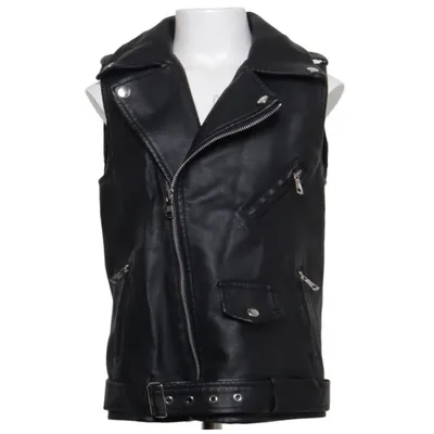 Gilet de motard (Noir) de Huzaihuniu