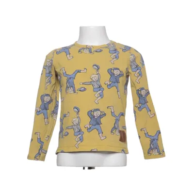 Lange mouwen shirt (Geel, Blauw, Meerkleurig) van Emil i Lönneberga Elastaan, Organisch katoen